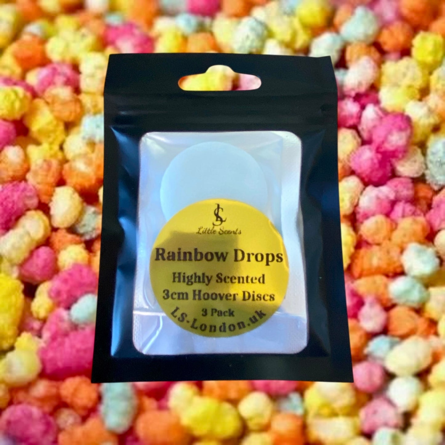 Rainbow Drops (Inspired) Scented Vacuum Hoover Discs x3 Individually Sealed