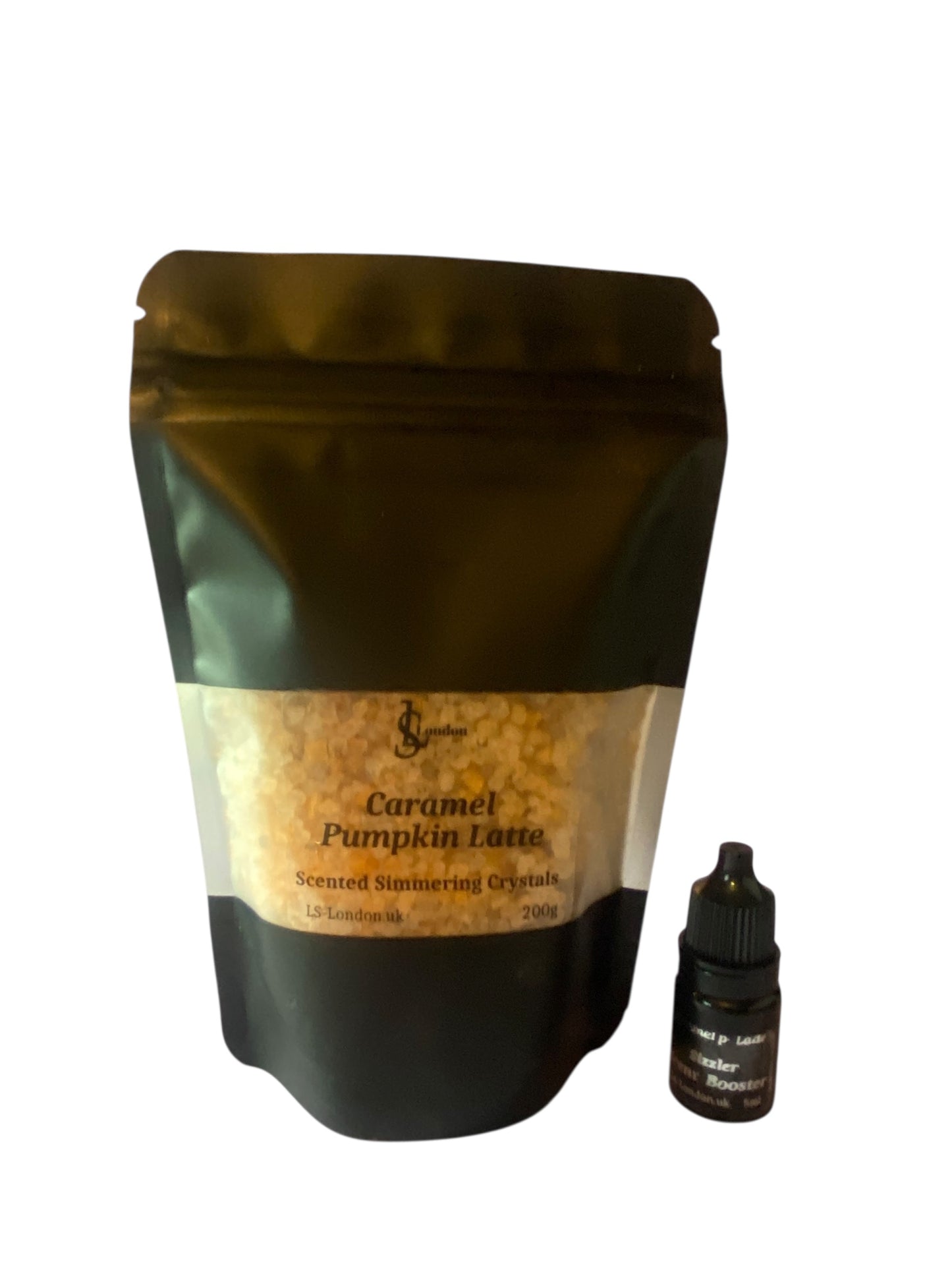 Caramel Pumpkin Latte, Halloween Inspired Scented Simmering Crystals (Sizzlers)