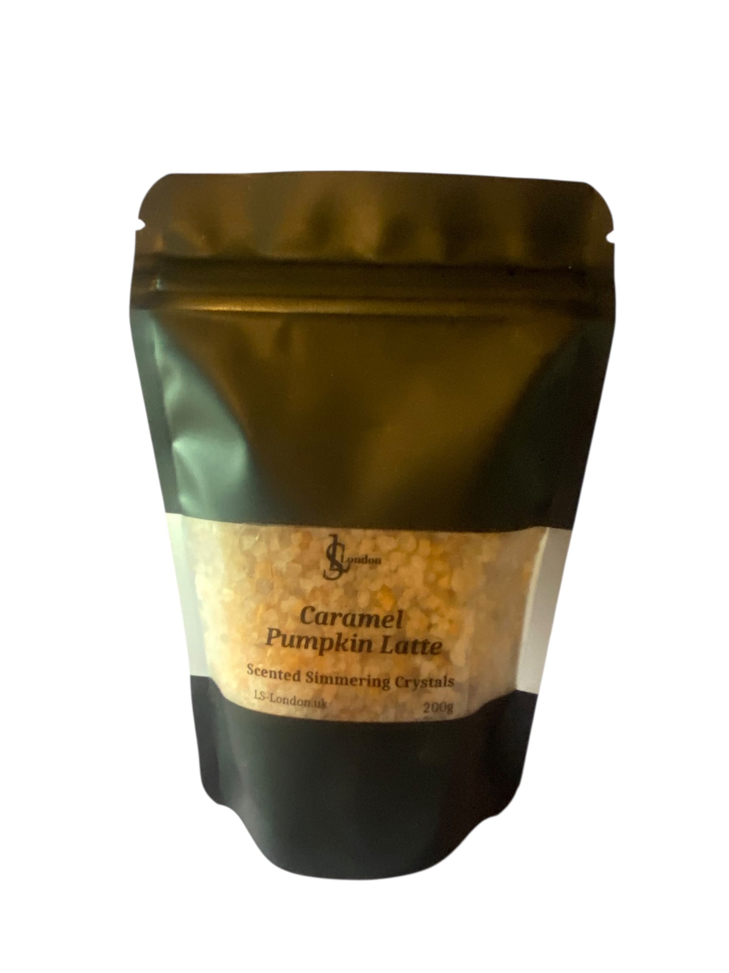 Caramel Pumpkin Latte, Halloween Inspired Scented Simmering Crystals (Sizzlers)