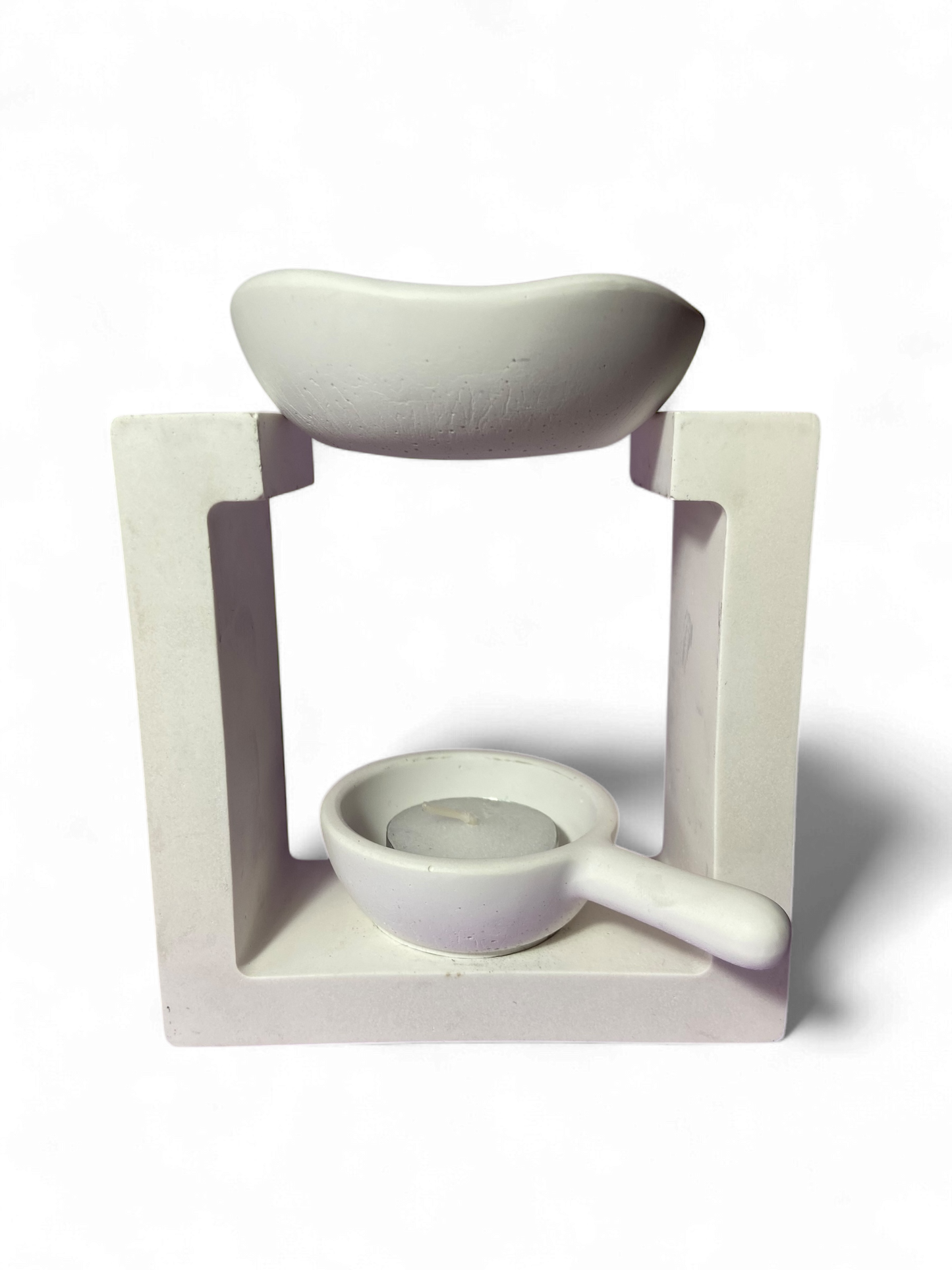LS Design Square White Wax Melt | Oil Burner