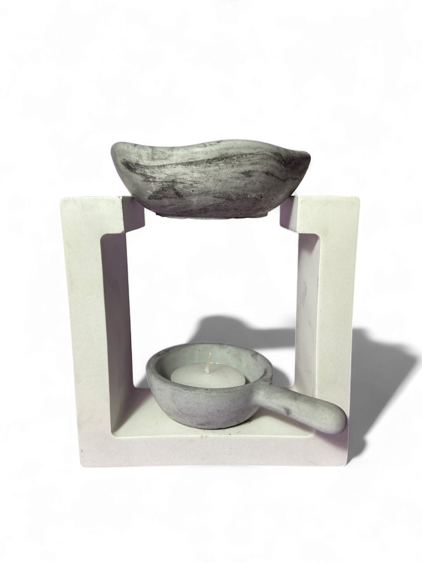 LS Design Square White Wax Melt | Oil Burner