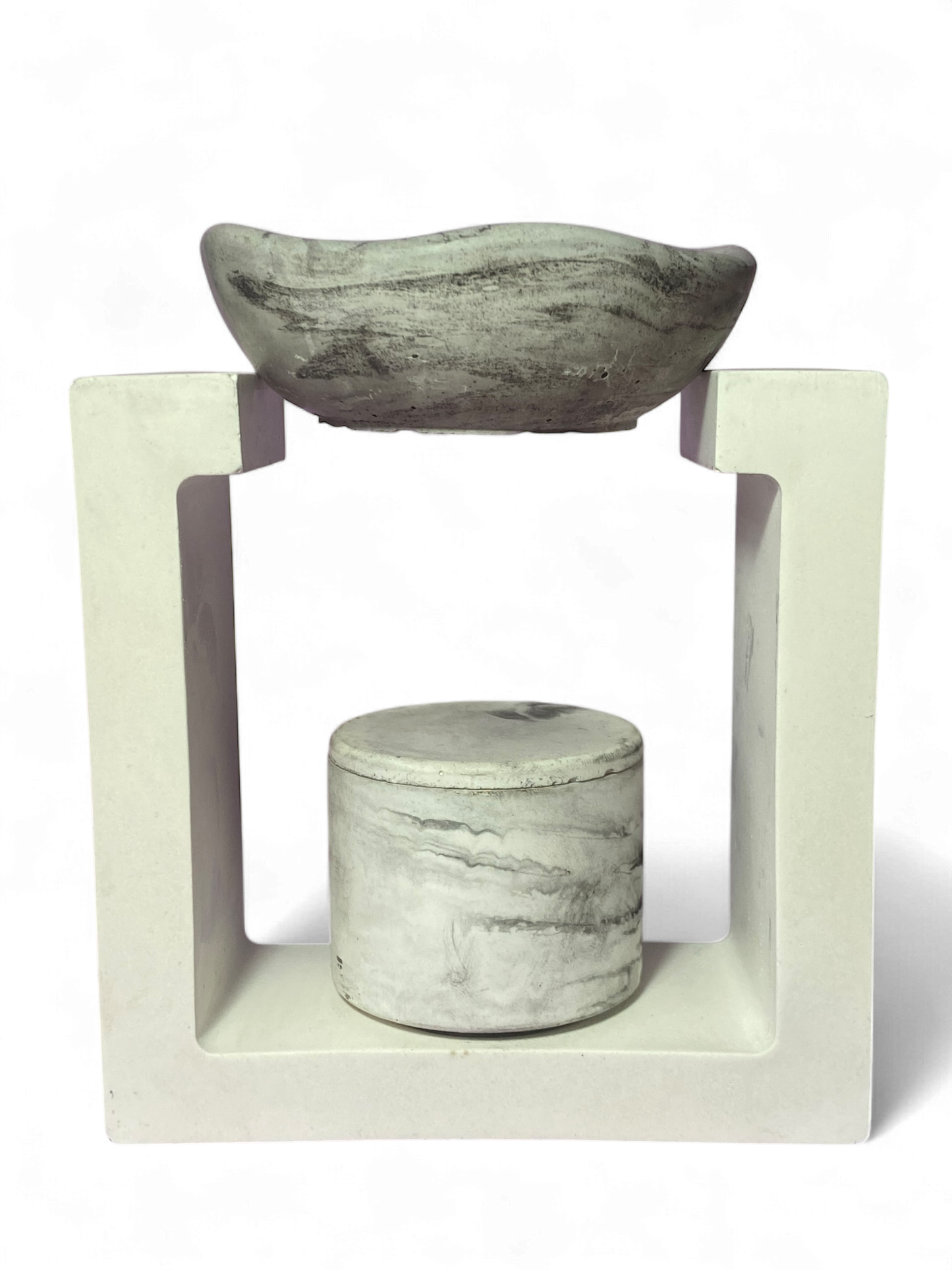 LS Design Square White Wax Melt | Oil Burner