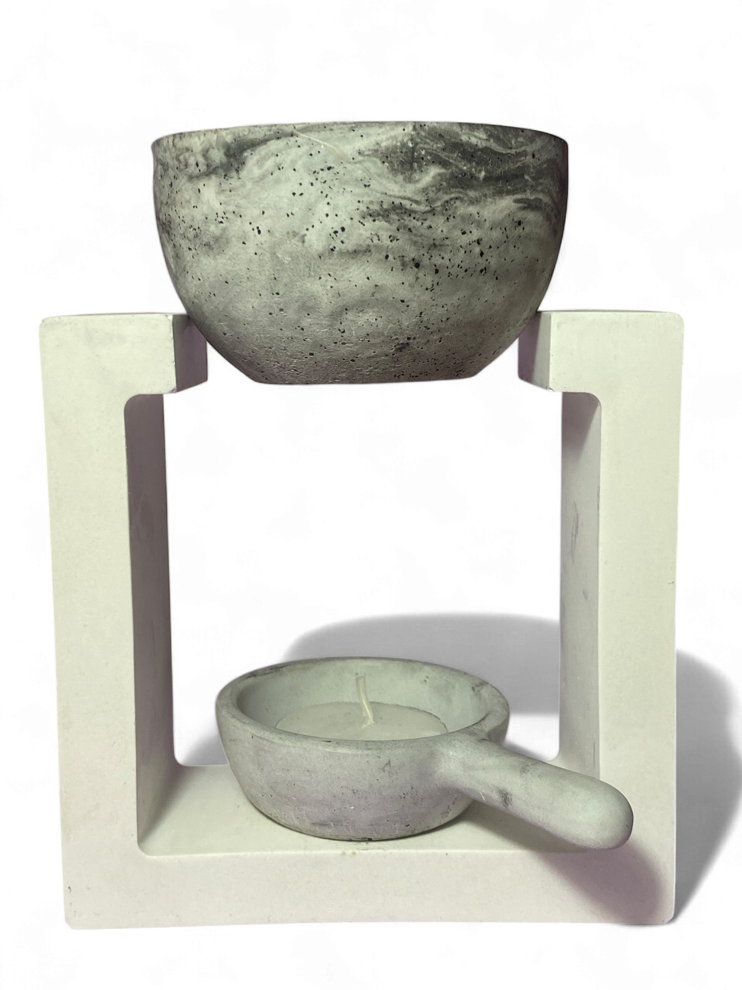 LS Design Square White Wax Melt | Oil Burner