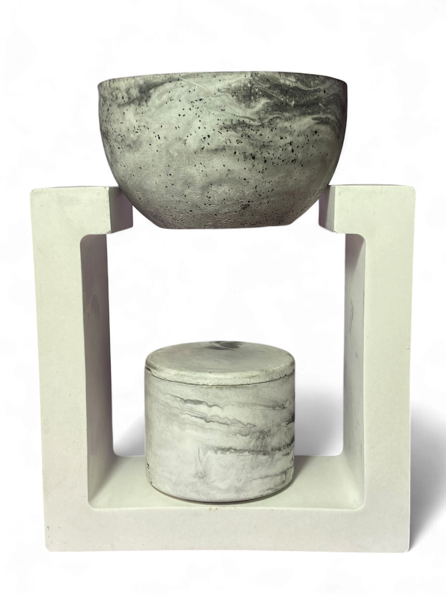LS Design Square White Wax Melt | Oil Burner