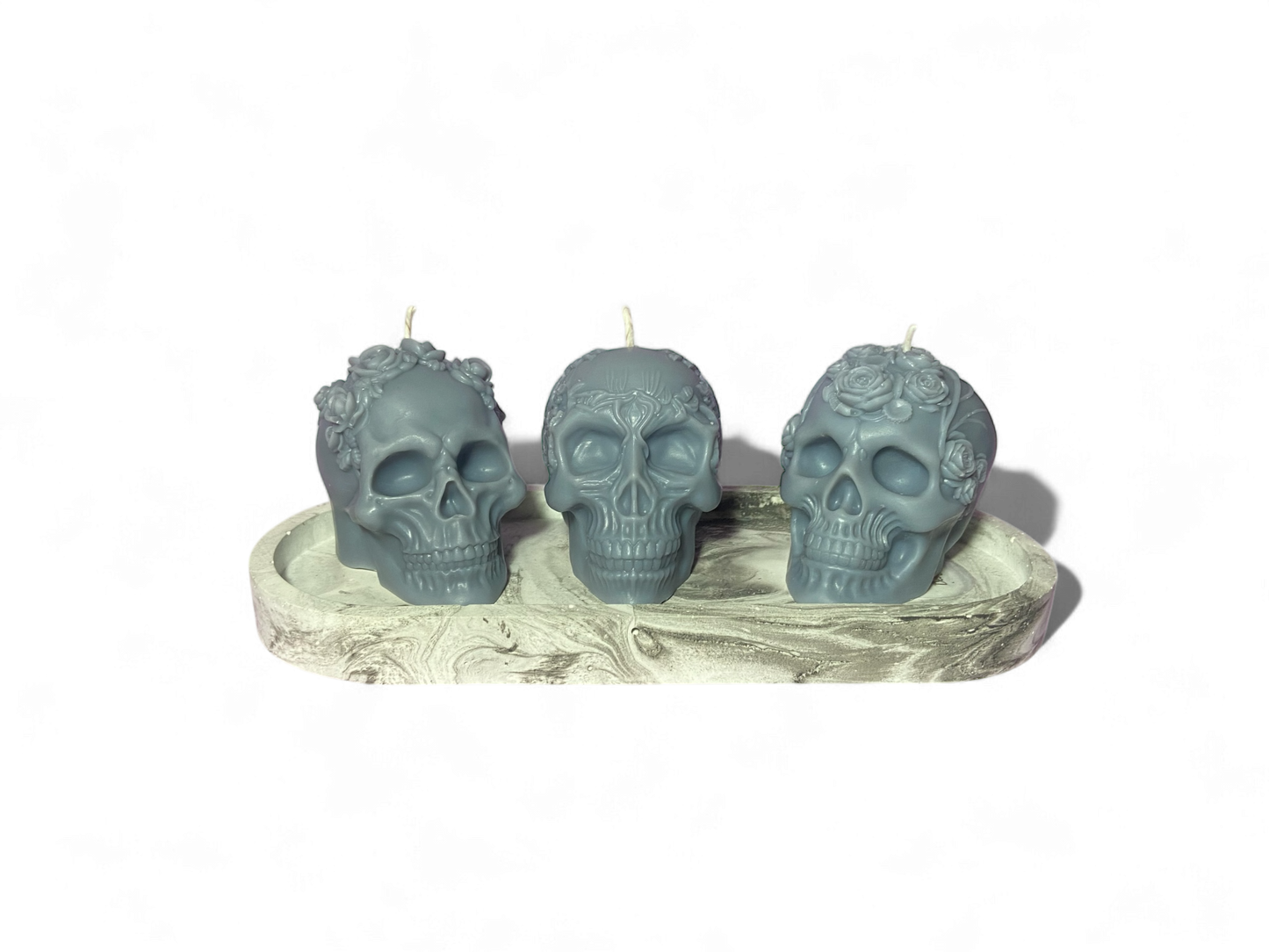 LS Design Candy Skull Style 150g Pillar Candles