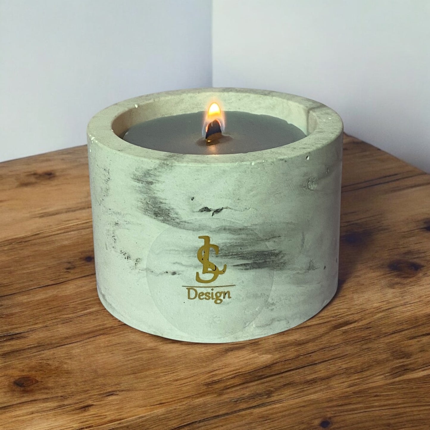 LS Design Contemporary Open 100g Refillable Container Candle. Black, White Or Grey Marble £6.70 - £7.50
