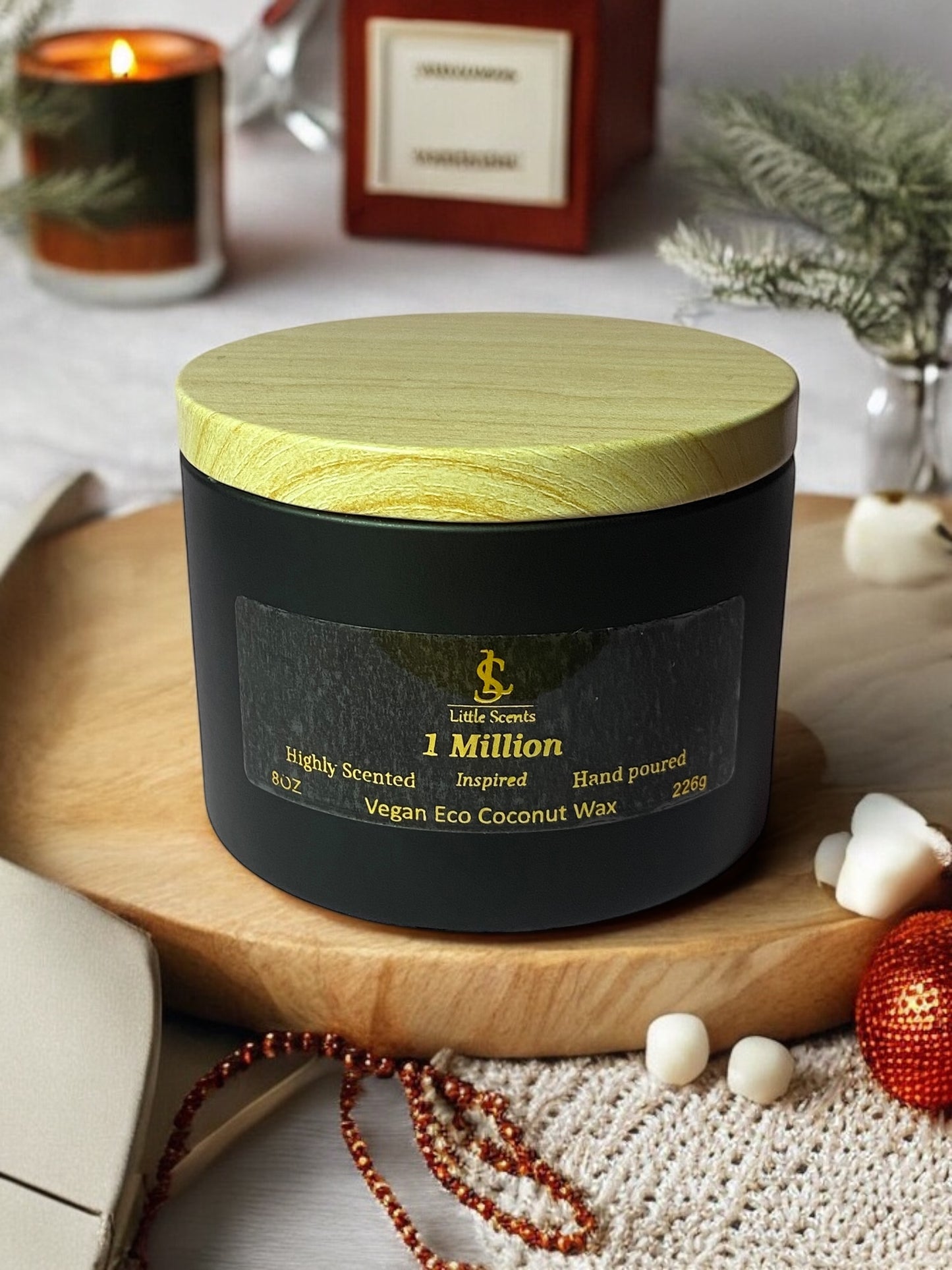 Little Scents Male Designer Inspired Scented Candle 226g