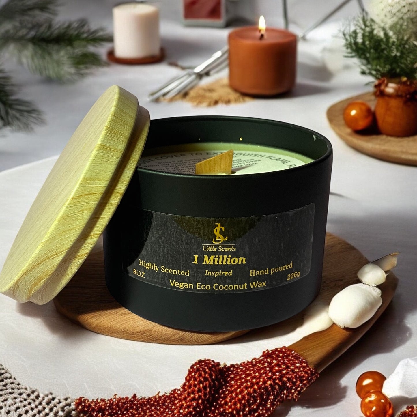 Little Scents Male Designer Inspired Scented Candle 226g