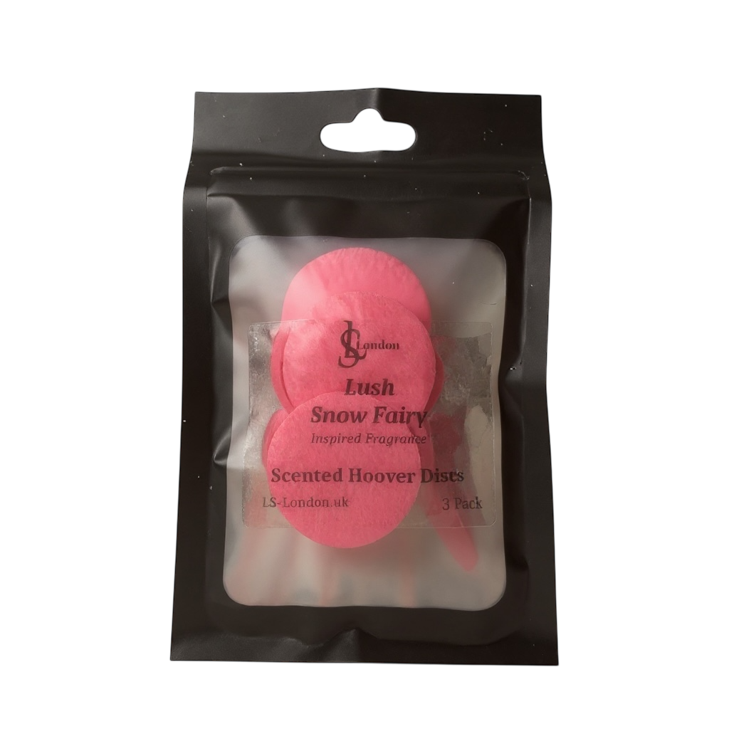 Snow Fairy Inspired Scented Vacuum Hoover Discs