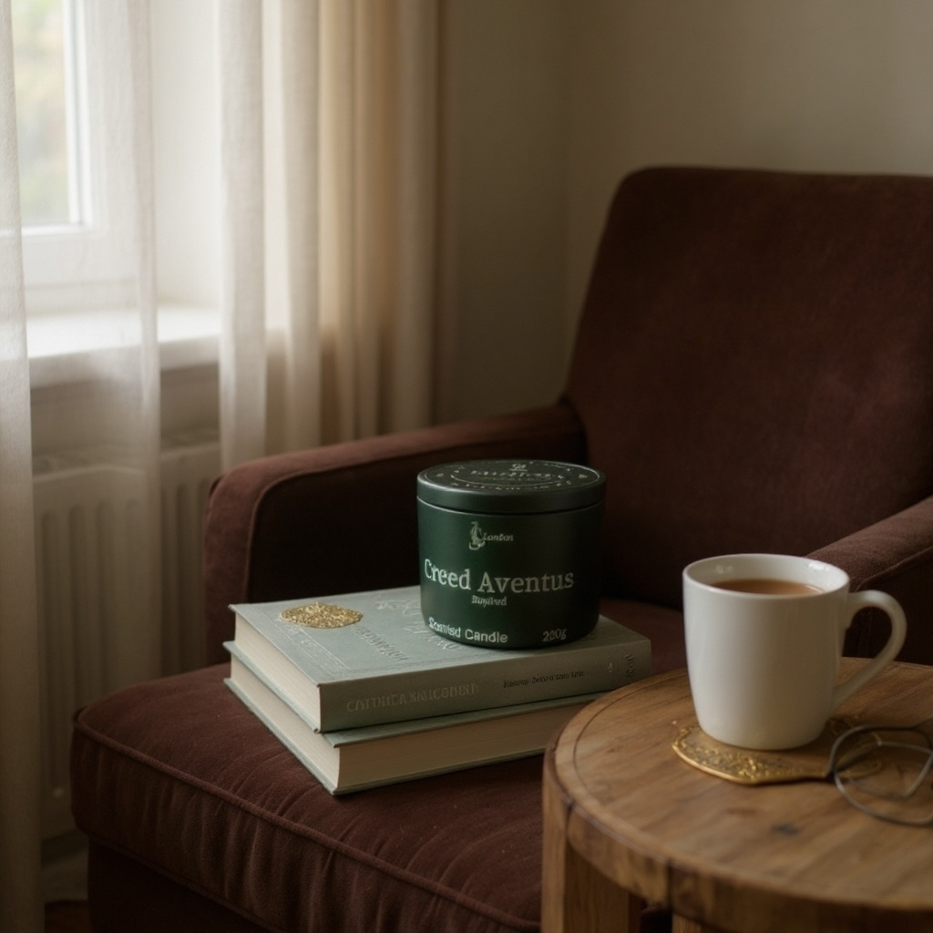 Creed Aventus Inspired Luxury Scented Candle Tin 200g