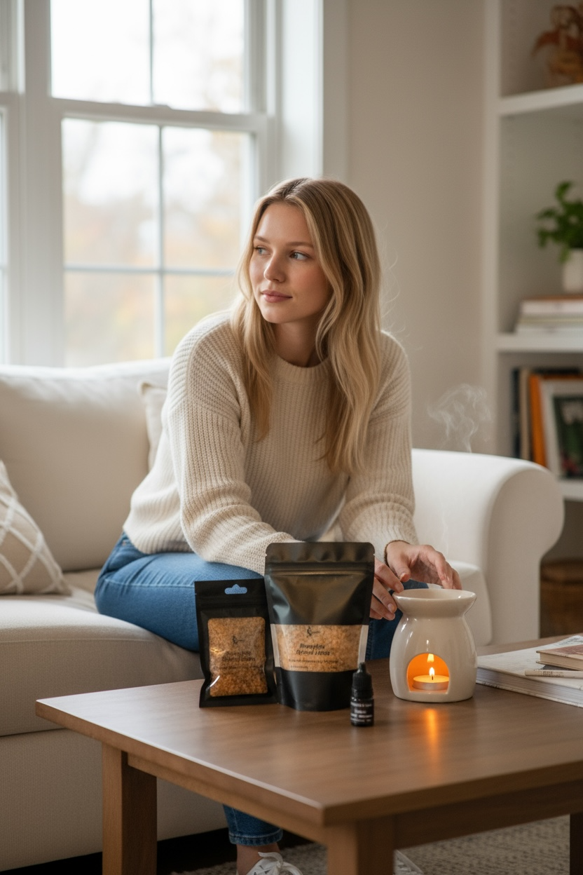 Caramel Pumpkin Latte, Halloween Inspired Scented Simmering Crystals (Sizzlers)