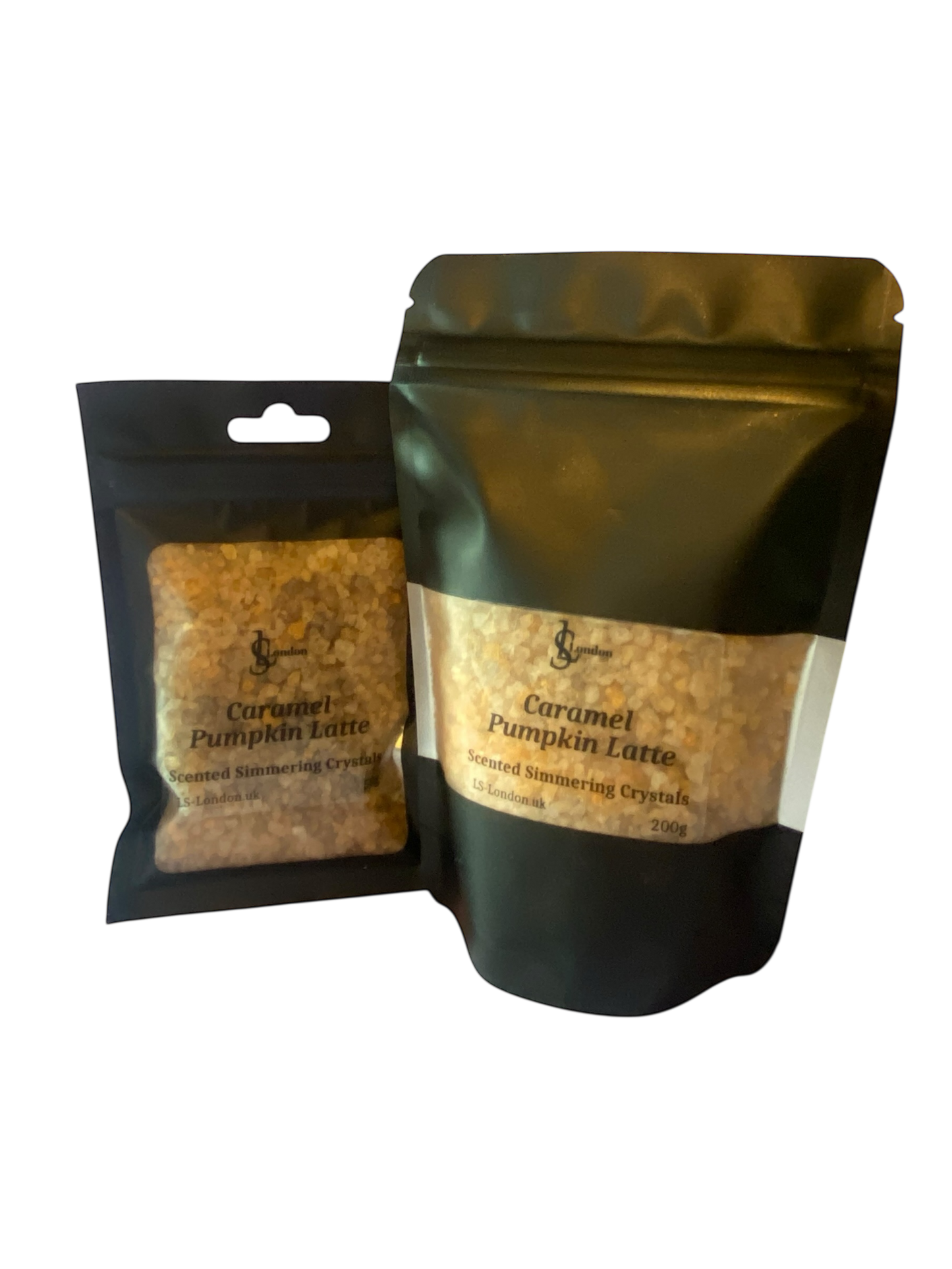 Caramel Pumpkin Latte, Halloween Inspired Scented Simmering Crystals (Sizzlers)