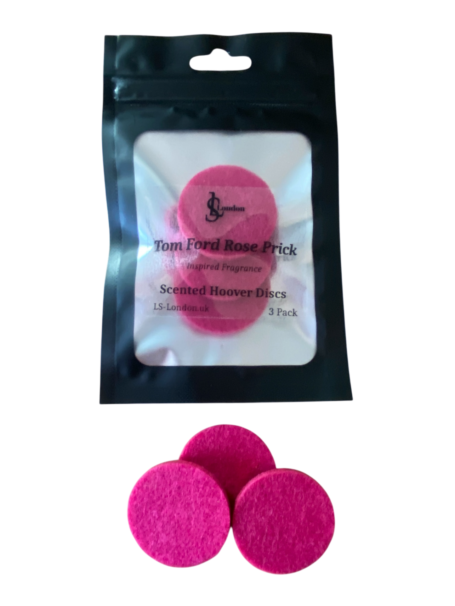 Tom Ford Rose Prick Inspired Scented Vacuum Hoover Discs