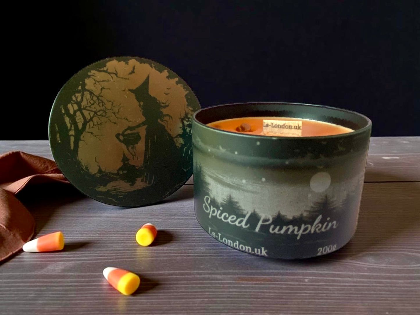 Spiced Pumpkin Scented Limited Edition Halloween Container Candle 200g