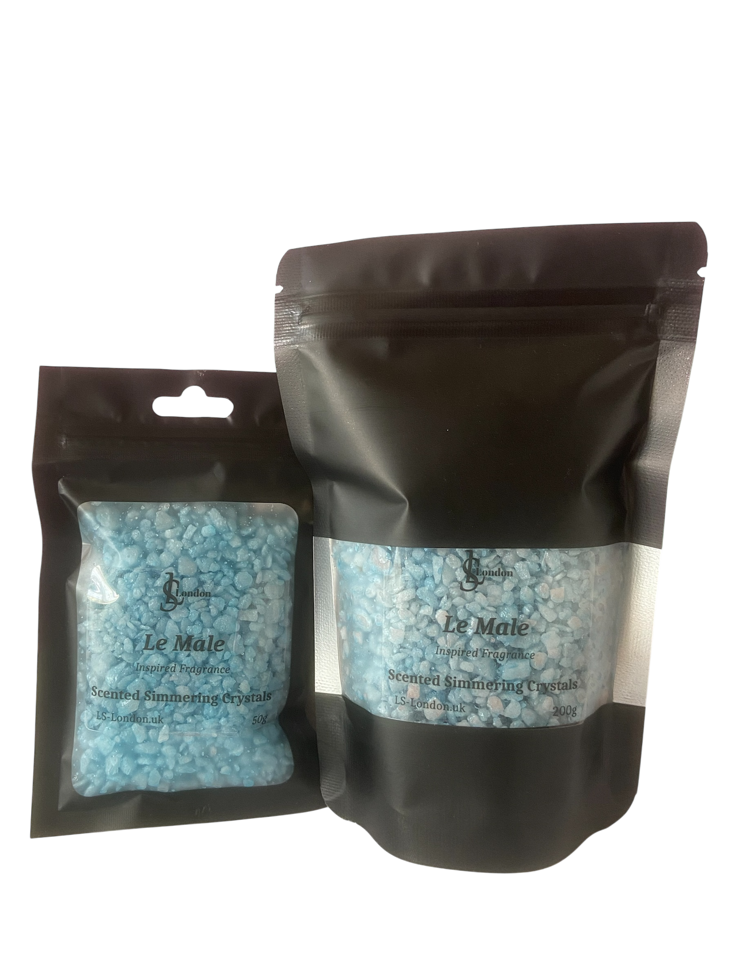 Inspired By le male Scented Shimmering Crystals (Sizzlers) 200g and 50g