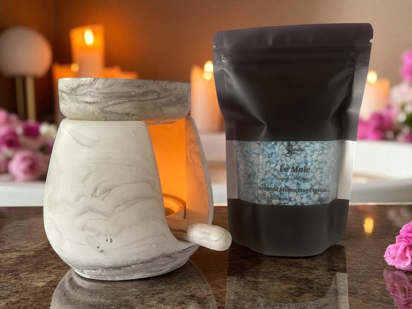 le male inspired sizzlers 200g and oil burner