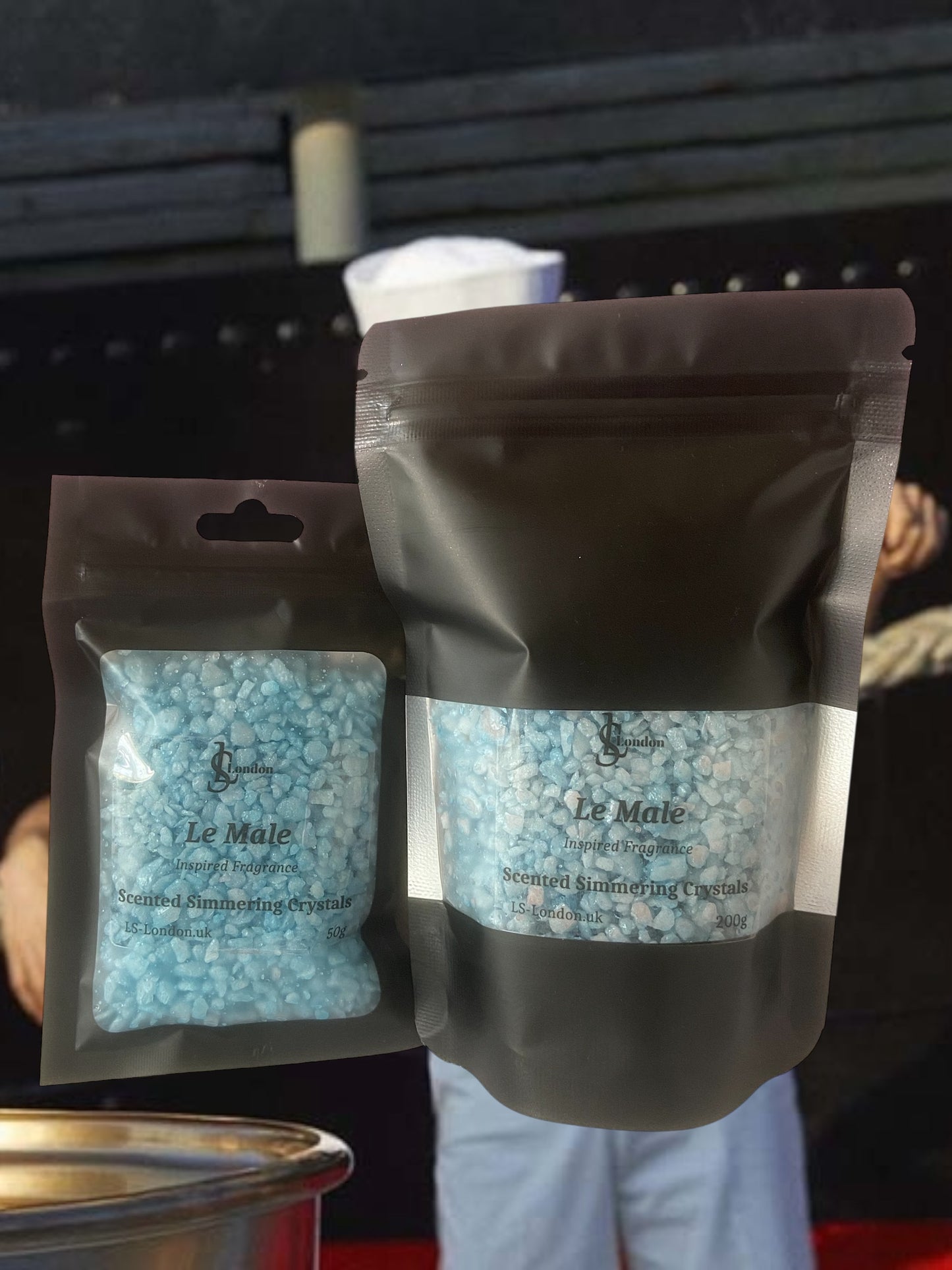 Inspired By le male Scented Shimmering Crystals (Sizzlers) 200g and 50g