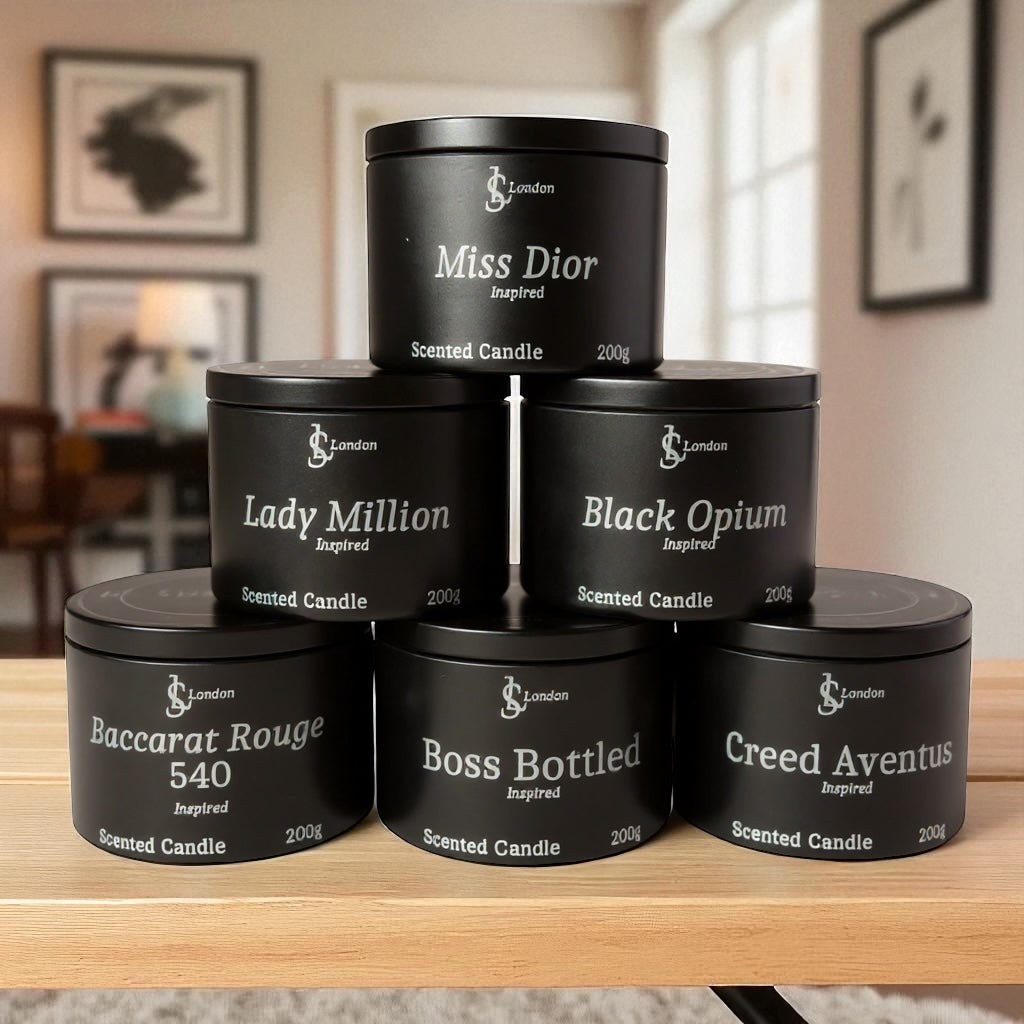 Luxury Black Container Candles 200g