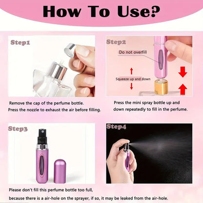 5ml Refillable Travel Atomiser