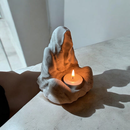 LS Design 158 Hooded Monk Tea Light Holder