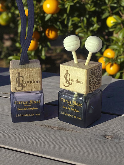 Citrus Blast hanging and clip on car diffusers