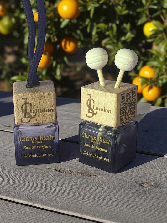 Citrus Blast hanging and clip on car diffusers