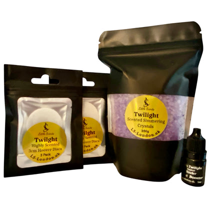 200g Sizzlers + Scent Booster & x2 Packs Of 3 Individually Sealed Scented Vacuum Hoover Discs Bundle
