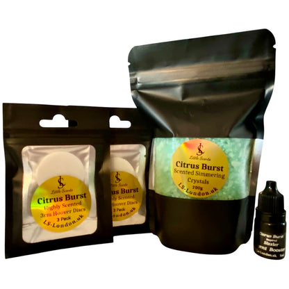 200g Sizzlers + Scent Booster & x2 Packs Of 3 Individually Sealed Scented Vacuum Hoover Discs Bundle