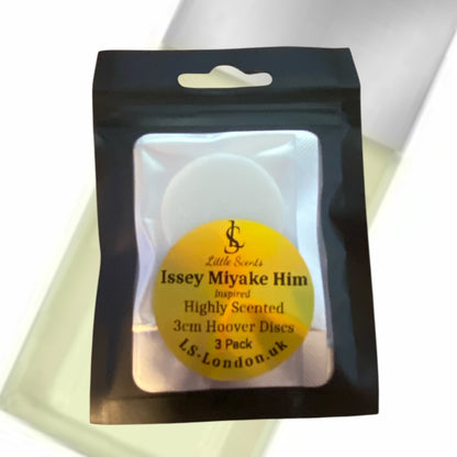 All Male Designer (Inspired) Scented Vacuum Hoover Discs x3 Individually Sealed ( Quick Select)