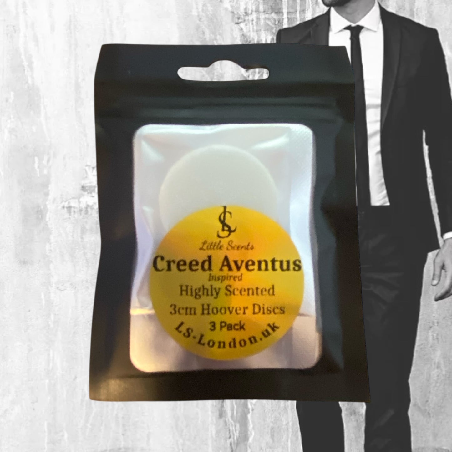 All Male Designer (Inspired) Scented Vacuum Hoover Discs x3 Individually Sealed ( Quick Select)