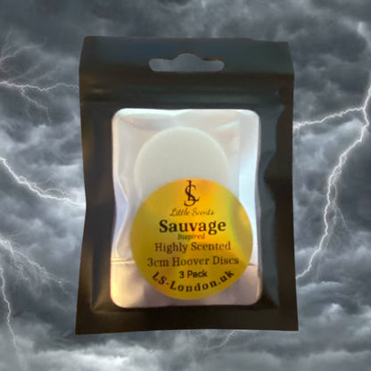 All Male Designer (Inspired) Scented Vacuum Hoover Discs x3 Individually Sealed ( Quick Select)