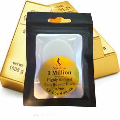 All Male Designer (Inspired) Scented Vacuum Hoover Discs x3 Individually Sealed ( Quick Select)