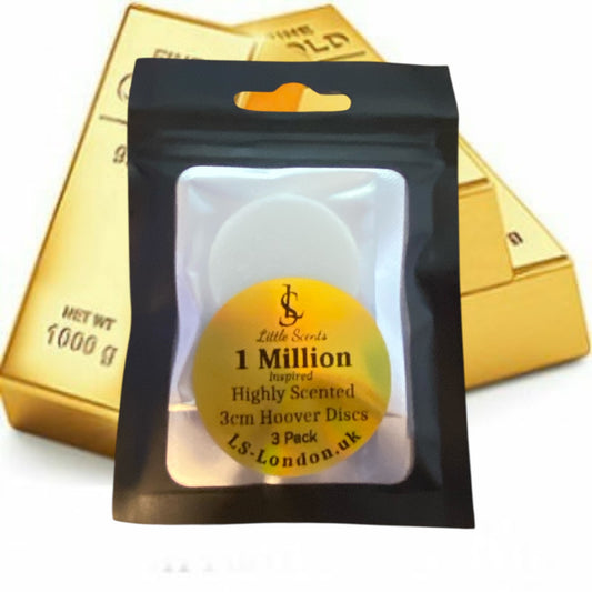 All Male Designer (Inspired) Scented Vacuum Hoover Discs x3 Individually Sealed ( Quick Select)