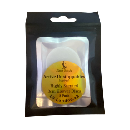Active Unstoppables (Inspired) Scented Vacuum Hoover Discs x3 Individually Sealed