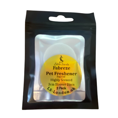 Pet Eliminator Fabreze (Inspired) Scented Vacuum Hoover Discs x3 Individually Sealed