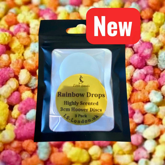 Rainbow Drops (Inspired) Scented Vacuum Hoover Discs x3 Individually Sealed