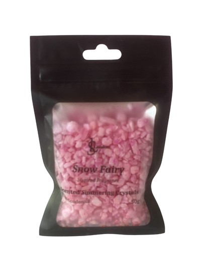 Inspired By snow fairy Scented Shimmering Crystals (Sizzlers) 50g