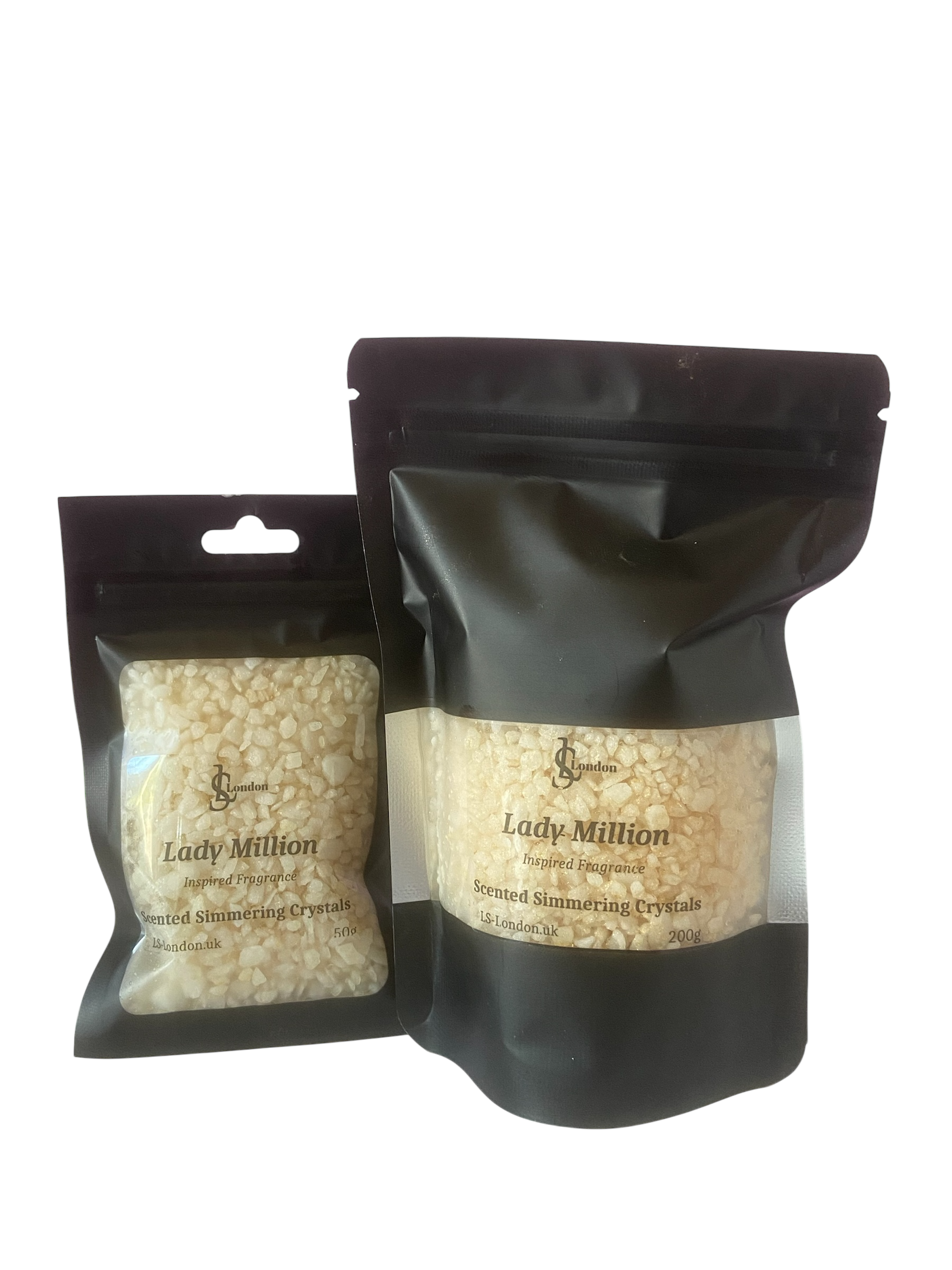 inspired by Lady Million sizzlers 200g and 50g