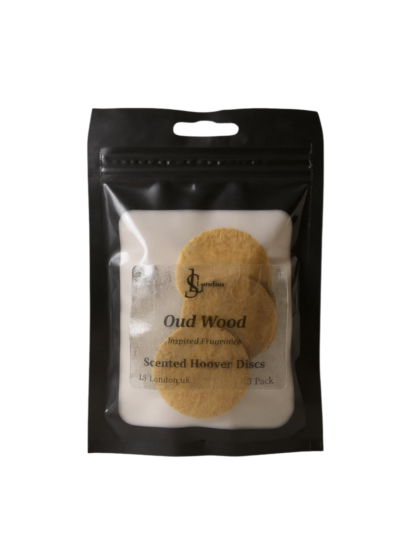 Oud Wood Scented Vacuum Hoover Discs