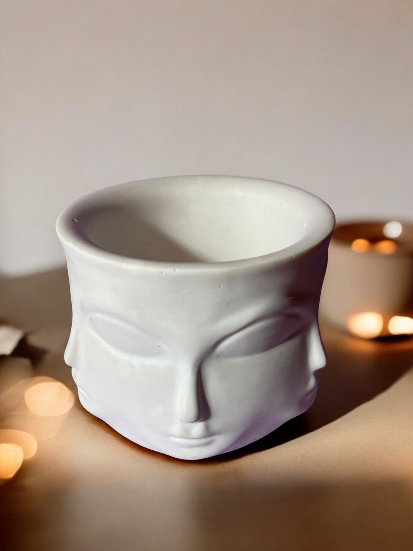 LS Design Abstract Faces Refillable 150g Container Candle £11.80 - £13.00