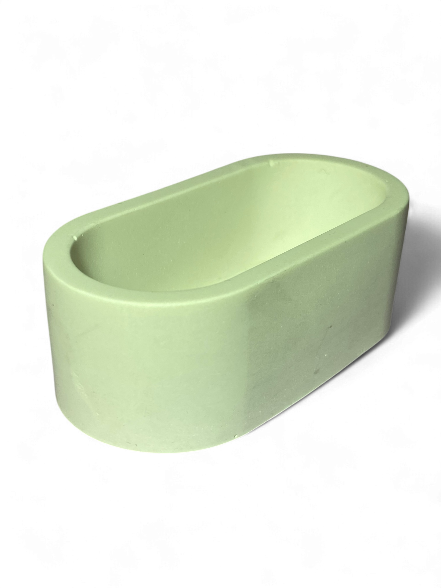 LS Design Mini Oval 50g Refillable Container Candle. Black, White Or Grey Marble £5.80 - £6.20
