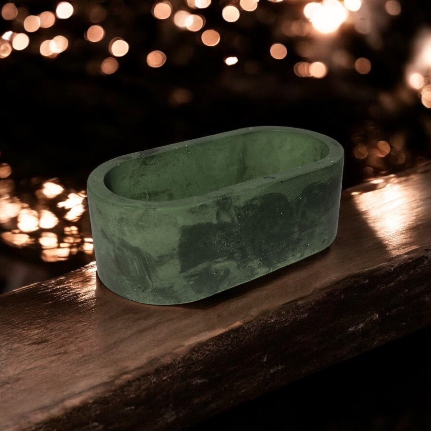 LS Design Mini Oval 50g Refillable Container Candle. Black, White Or Grey Marble £5.80 - £6.20
