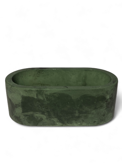 LS Design Mini Oval 50g Refillable Container Candle. Black, White Or Grey Marble £5.80 - £6.20