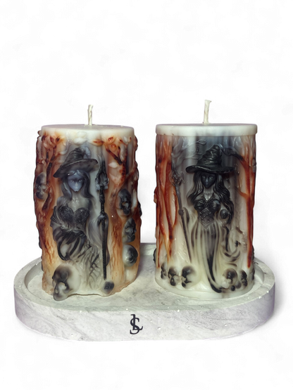 LS Design Witches Style 250g Pillar Candles