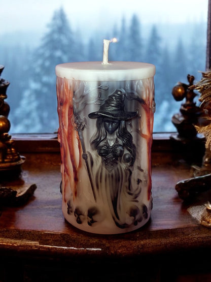 LS Design Witches Style 250g Pillar Candles