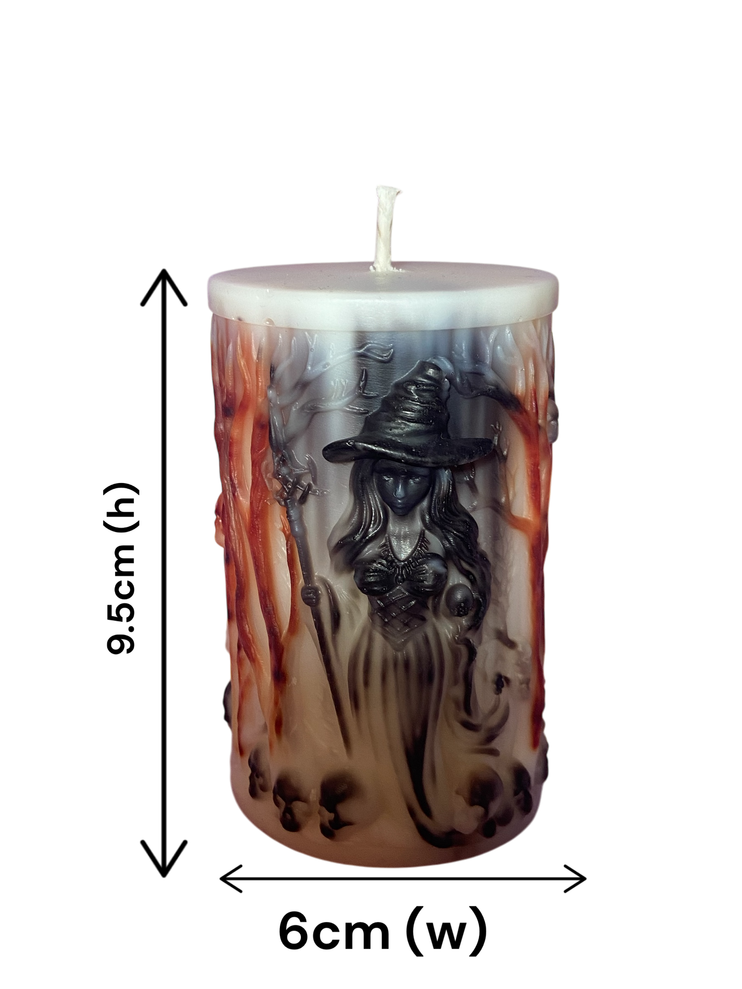 LS Design Witches Style 250g Pillar Candles
