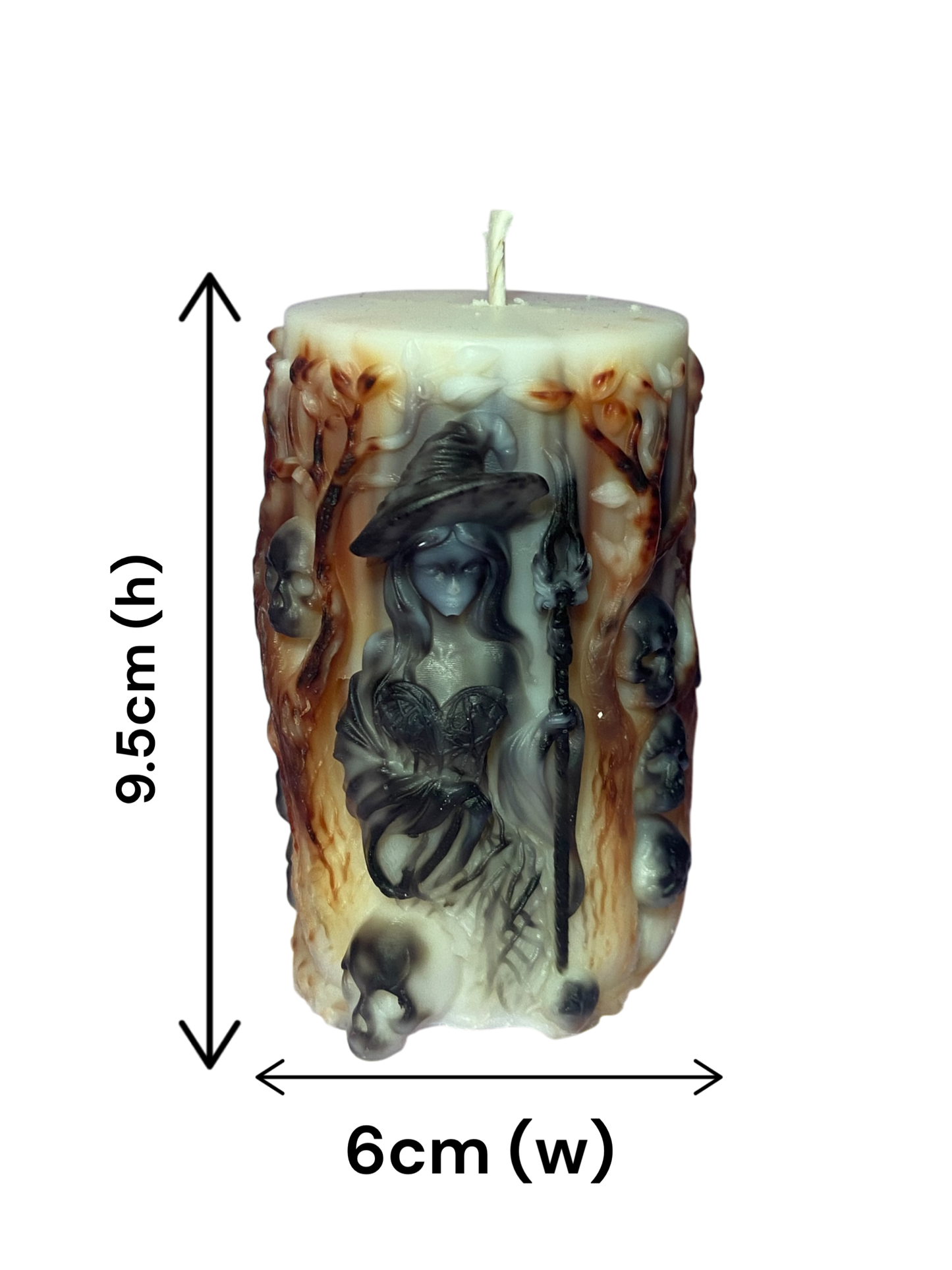 LS Design Witches Style 250g Pillar Candles