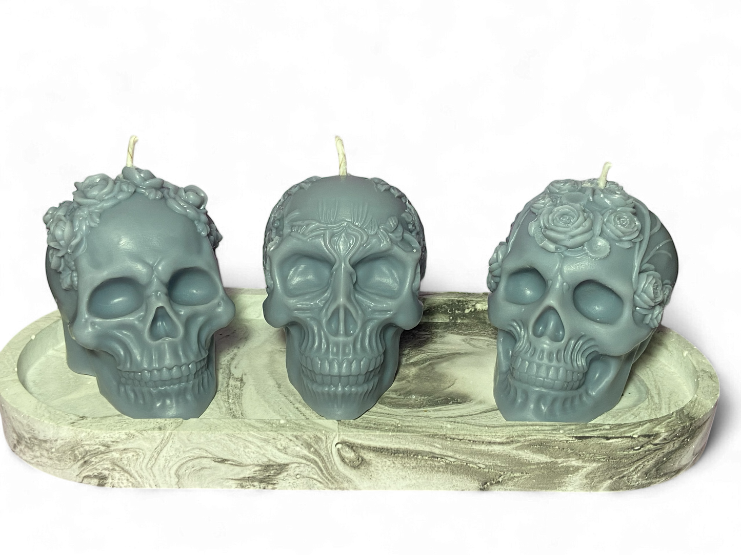 LS Design Candy Skull Style 150g Pillar Candles