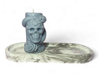 LS Design Snakes And Skulls 200g Pillar Candles
