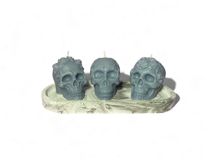 LS Design Candy Skull Style 150g Pillar Candles